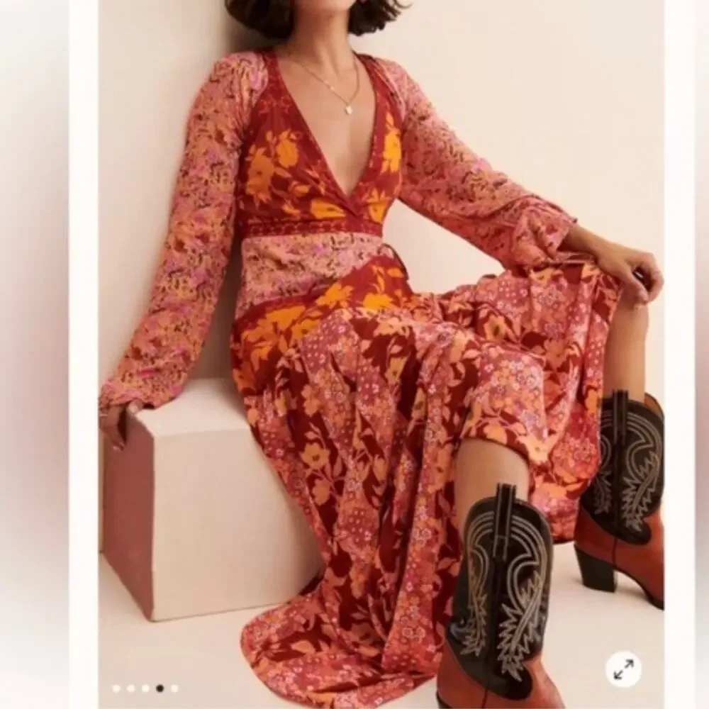 Free People Tilda Wrap Dress Women’s XS